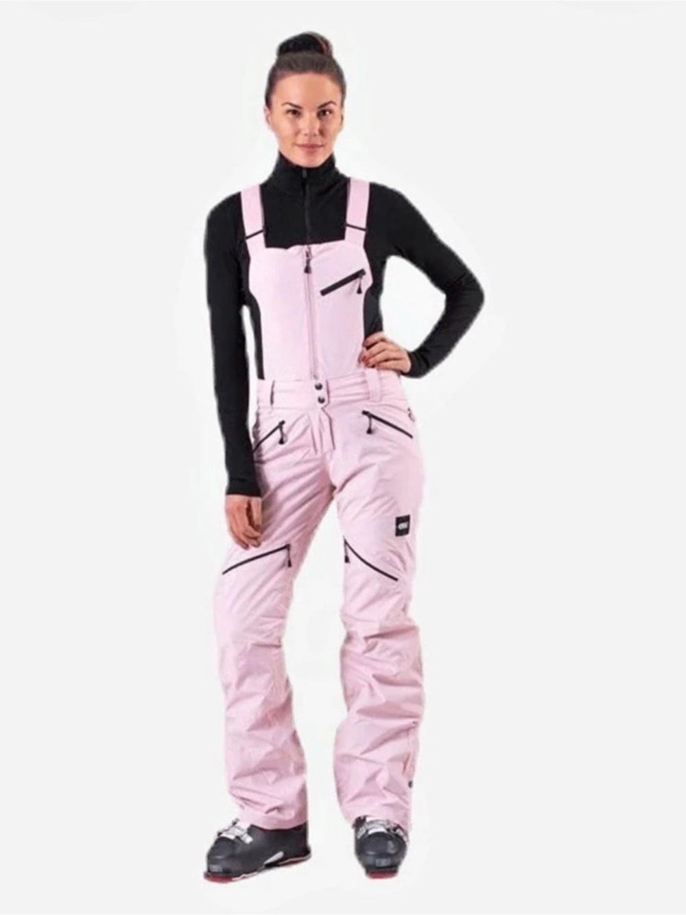 Picture Organic Clothing Exposition Bib Pant Pink Ski Snow Bib Pants Size Medium